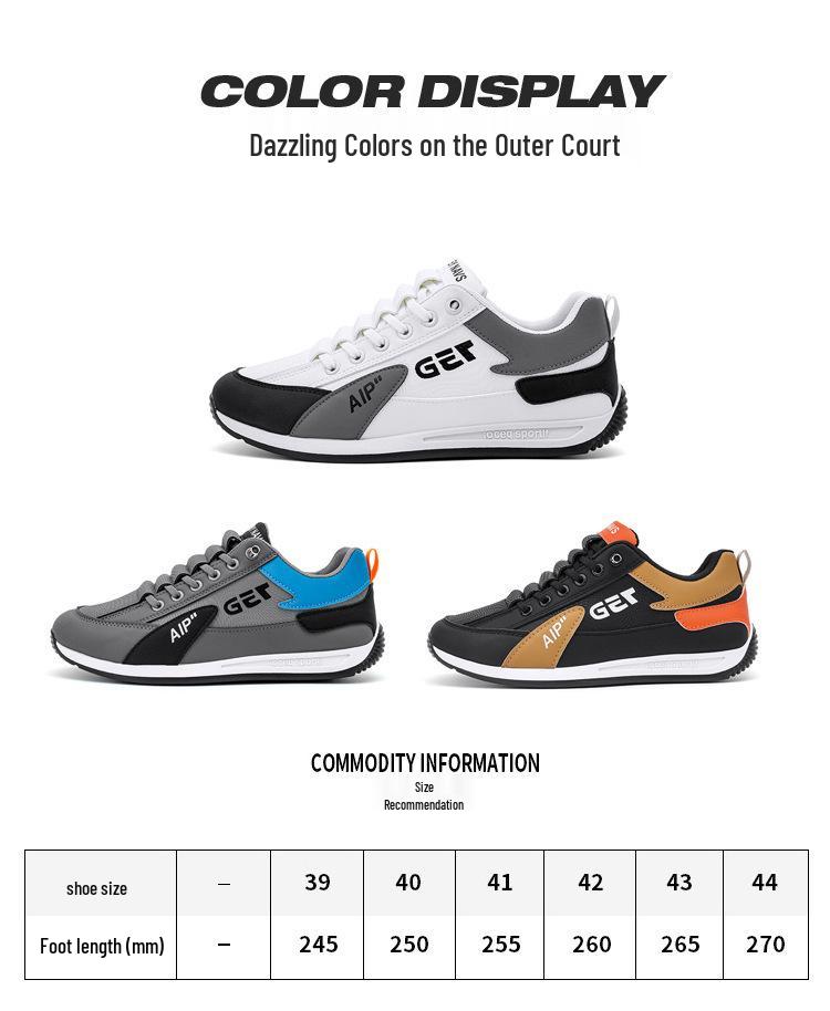 Herren 2025 Sommer Leder Slipper Sneaker: Atmungsaktive, lässige, vielseitige Sport-Skateschuhe