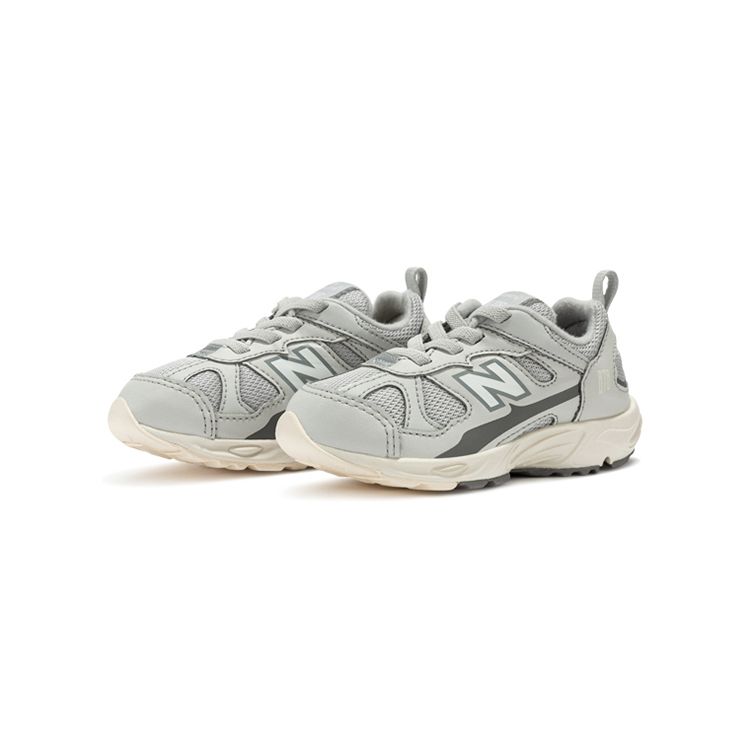 New Balance Nb 878 Cushioning Durable Breathable Low Top Walking Shoes Baby Shoes Fog-Gray IV878KNS
