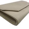 Balenciaga 736732 Continental Wallet Leather Envelope Purse Beige Leather Women Used