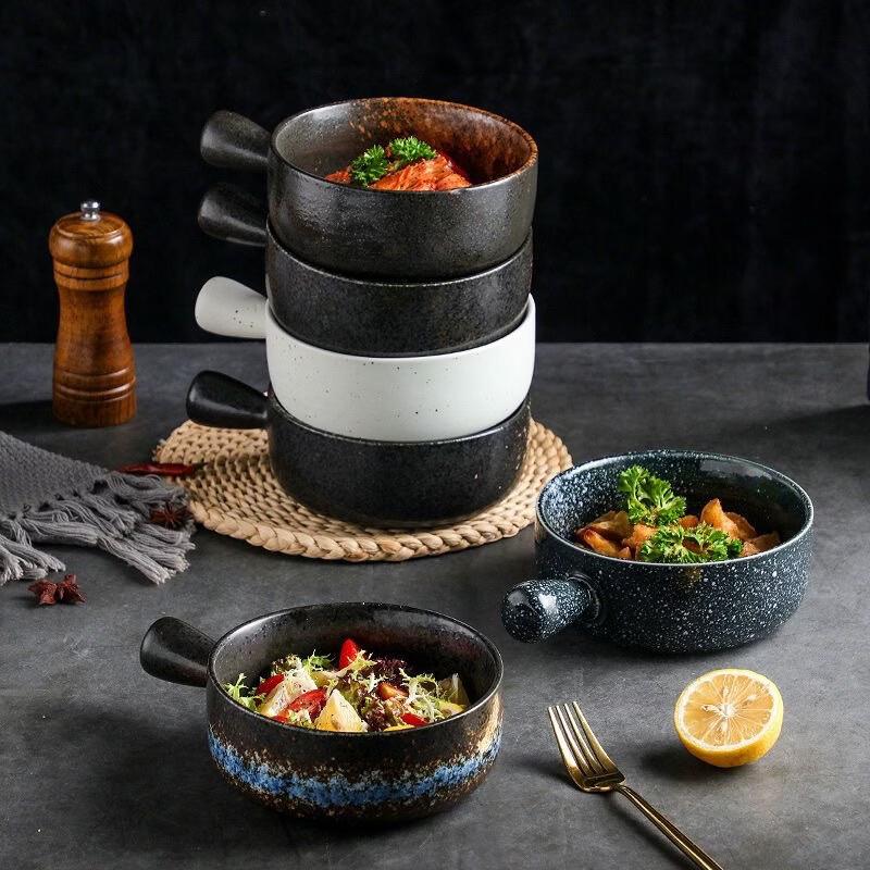 Japanese Ceramic Handle Bowl