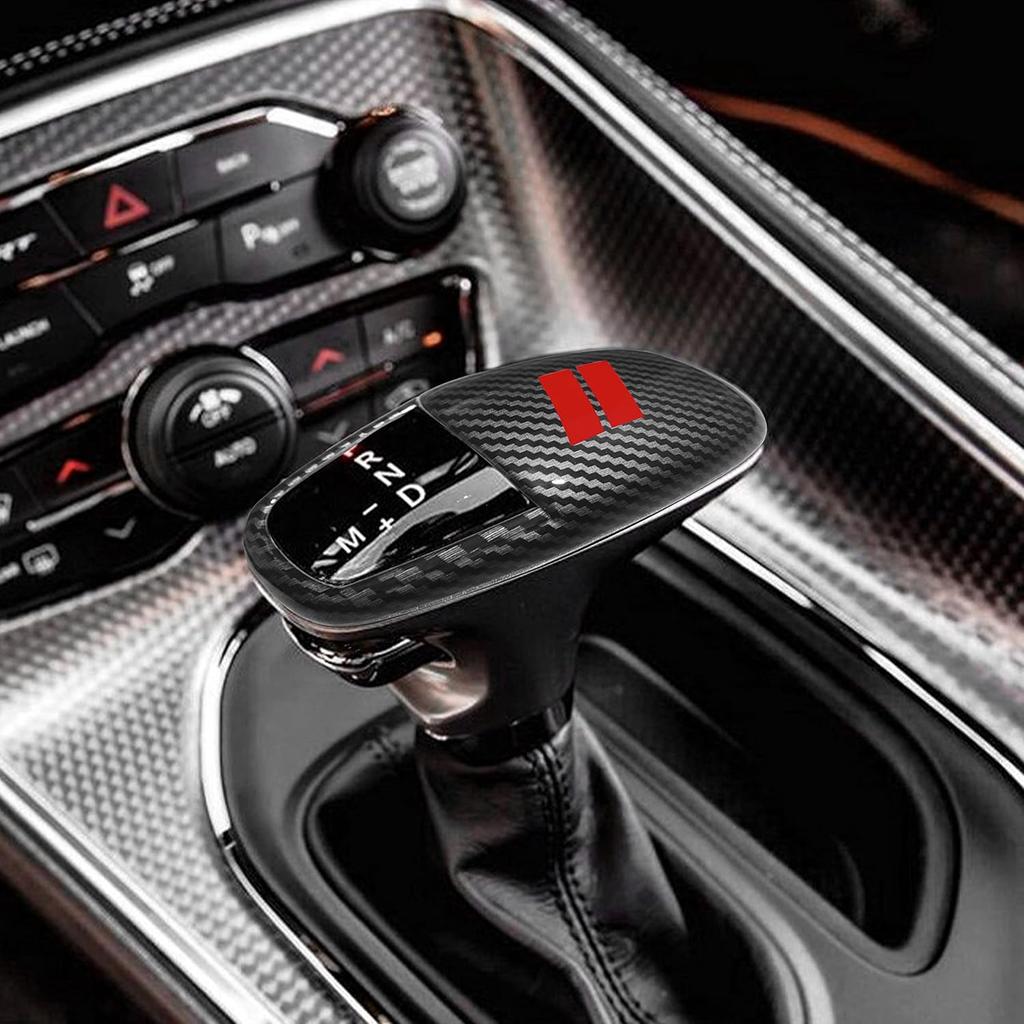 Gear Shift Knob Head Cover Trim For Dodge Charger Accessories 2015- Challenger 2015- 2024 Durango 2016-2026 Interior Shell Ert Decoration Protector