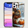 Animal Squirrel Phone Case for Apple iPhone 17 Air 16 15 Plus 14 + 13 Mini 12 11 Pro Max 7 8 SE 16Max Soft Shell Cover Coque 17