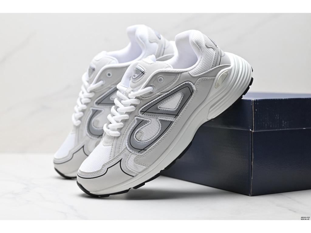 Pantofi Sport Albi Versatili Casual cu Șireturi pentru Creșterea Înălțimii - Unisex, Model B30