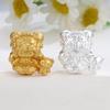 Western Regions Princess Silver Hello Kitty Beaded Headwear Rope Accessory, DIY Cartoon KT Cat, 999 Pure Silver Beads.