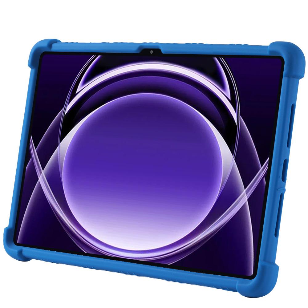 

For Realme Pad 2 Lite Silicone Case with Kickstand Rugged Protective Cover Rose