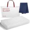 BrainSleep Pillow STANDARD + Pillow Cover (Organic Sleep) Midnight Navy