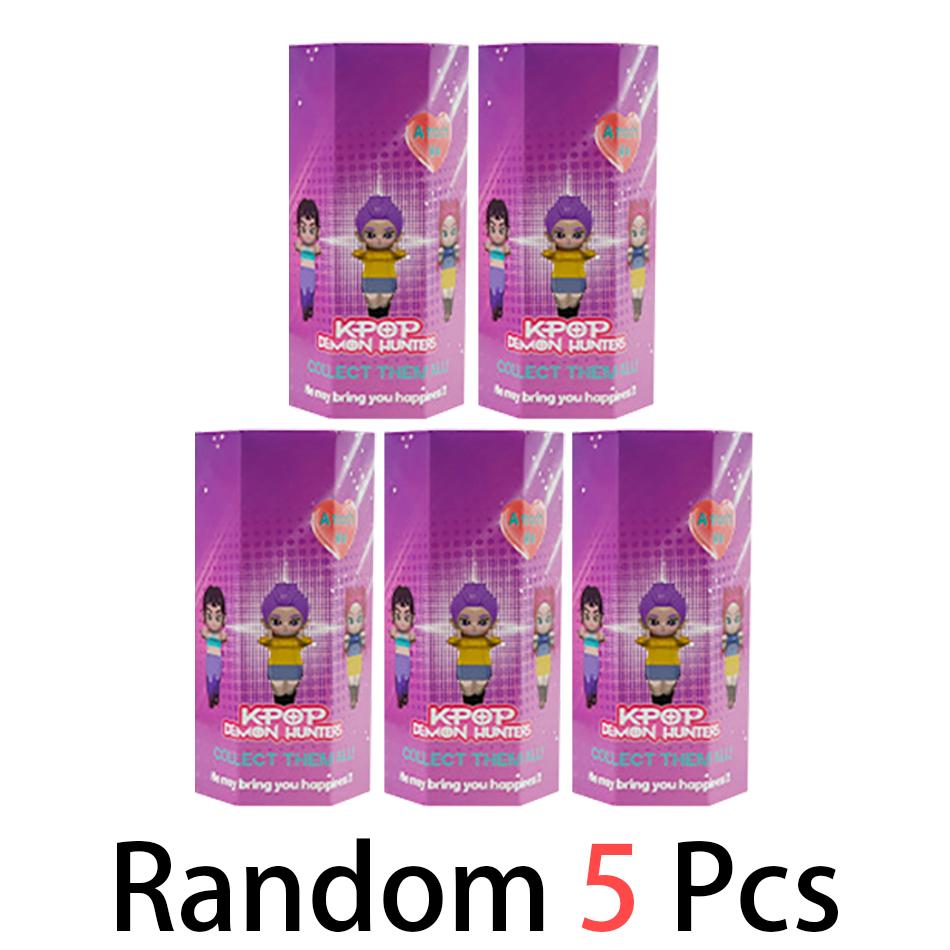 Kpop Demon Hunters box series Figure Model Toy Cartoon Gaming Peripherals Desk Decoration Halloween/Christmas for Kid GiftK