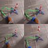 Flying Sport Games Flash Launch Rocket Foot Transmitter Foot-stepping Rocket Toys Small Rockets
