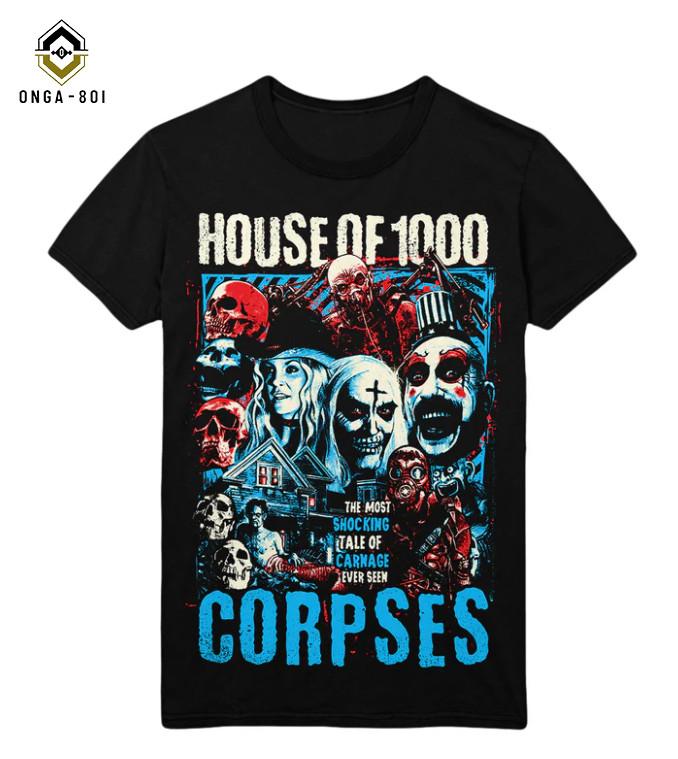 Scary Clown Skull Horror Collage Retro Style Halloween Spooky Graphic T-Shirt Unisex T-Shirt XXL