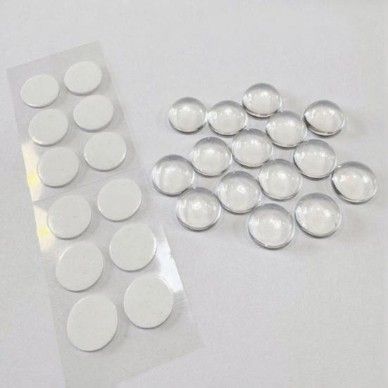 32/64/128Pcs Long Nails Keyboard Stickers Women Raised Keyboard Bubbles Clear Nail Art Typing Sticker Laptop PC Keyboard Covers