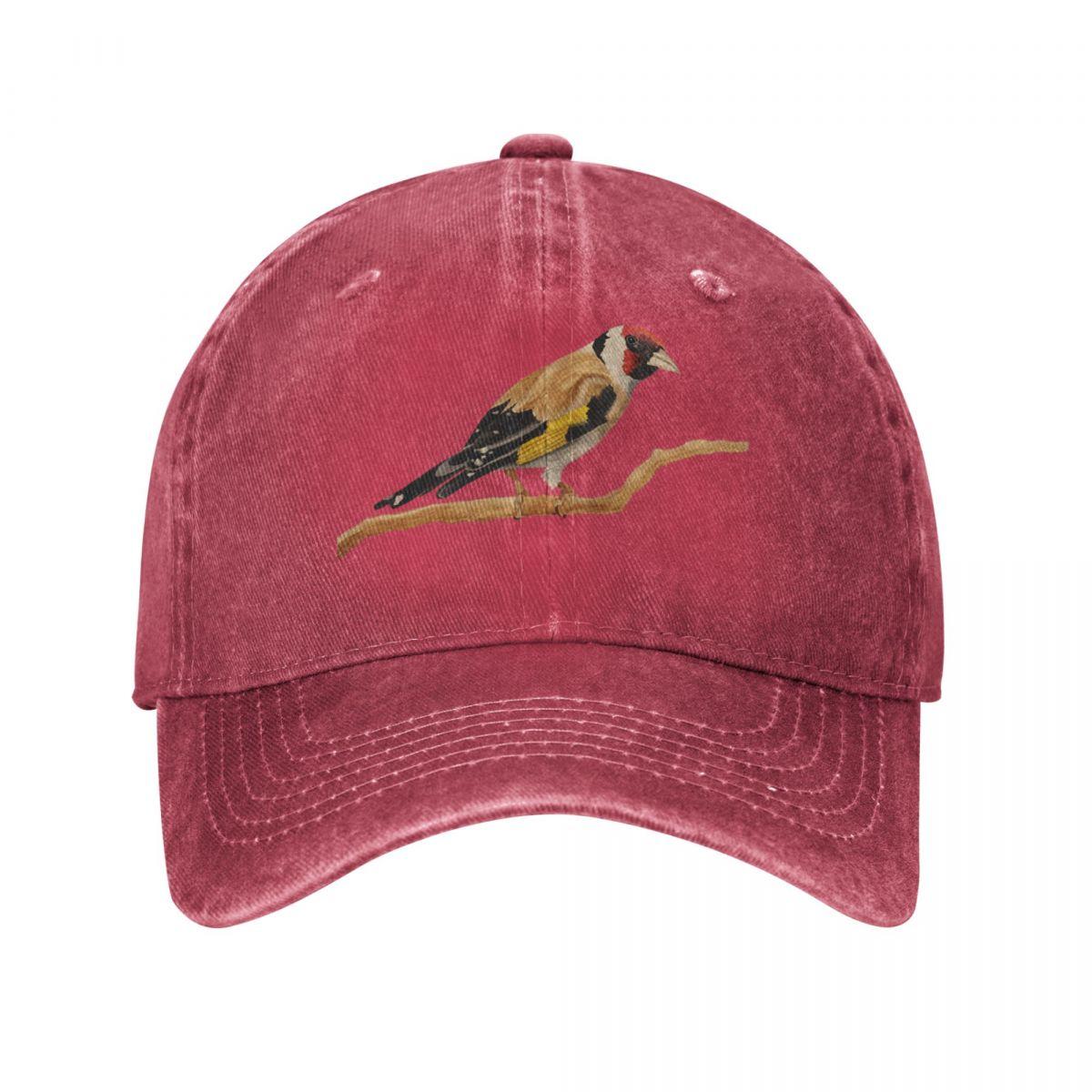

Бейсбольная кепка Goldfinch для мытья водой Little Bird Gym Fun Ретро бейсбольная кепка Мужские кепки One Size