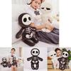 Cute Cartoon Skeleton And Mummy Plush Doll Children Toy For Kids And Teens