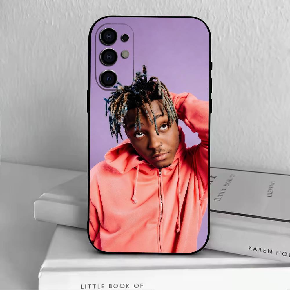 999-Juice WRLD-JW Phone Case Black Silicone Soft For Samsung S25,S24,S21,S22,S23,S30,Ultra,S20,Plus,Fe,Lite