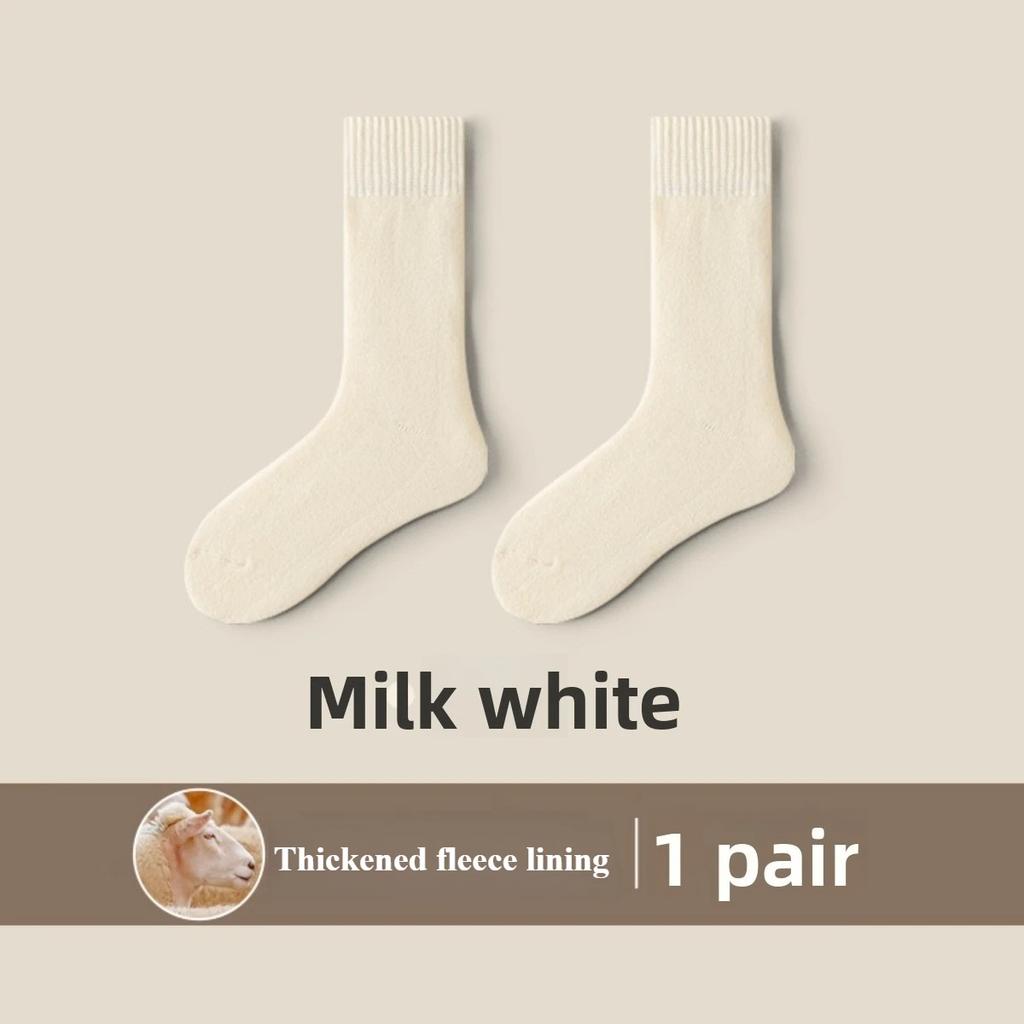 1 Pair Winter Warm Thermal Socks Women Extra Thick Insulated Heated Crew Boot Socks Cold Weather Long Socks Winter Accessories