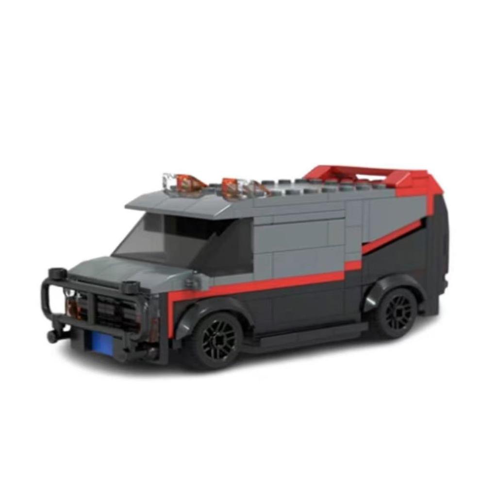 Non-Toxic Moc-20604 Small Particle Assembly Building Blocks Special Agent Team Vehicle Small Car Toy Model