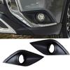 1 Pair Black Plastic Car Front Bumper Fog Light Cover Trim Bezel Grille Fit for Mitsubishi Outlander   6400J683 6400J684