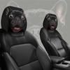 2Pcs Elastic Car Headrest Covers Dust-proof Automobile Pillowcase Auto Headrest Sleeve  Dog Lovers