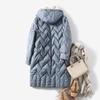 Winter Long Oversize Down Jacket Women Fashion Warm Thick Coat Autumn Casual Slim Hooded Puffer Jacket