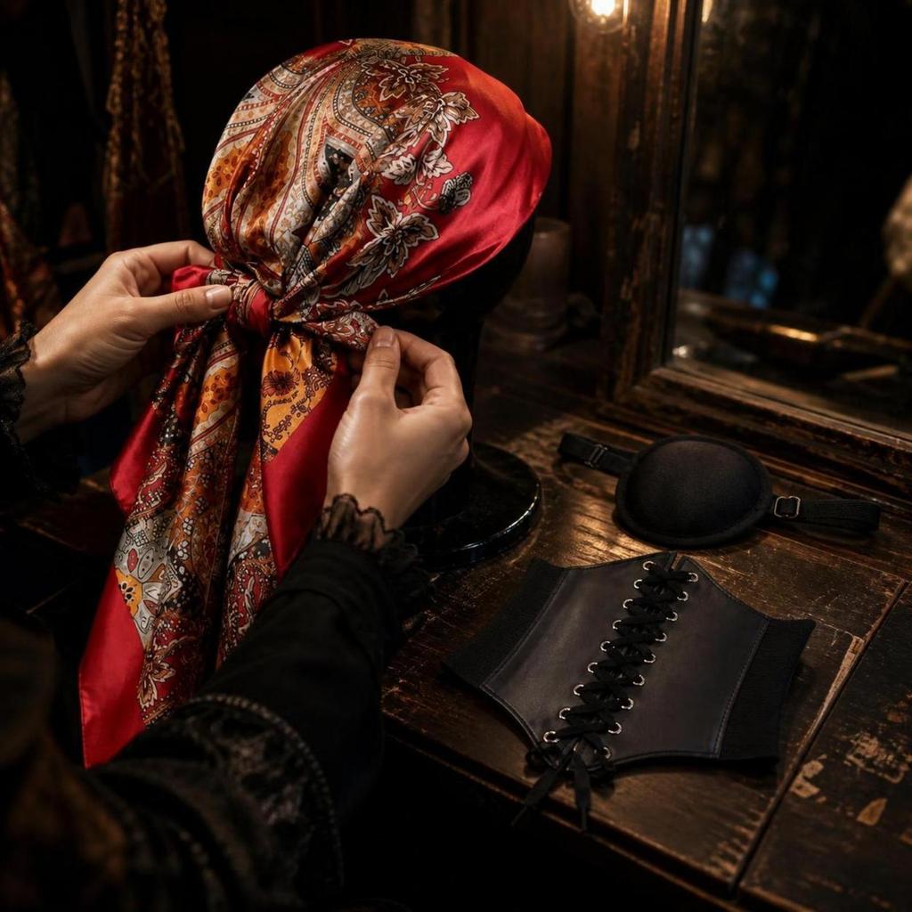 Pirate Costume Accessory Set Realistic Accessories Easy-to-Wear