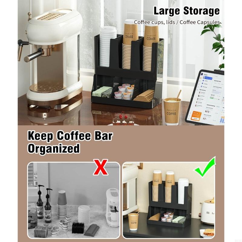 Kunststoff Einwegbecherhalter Organizer Für Küche Büro Und Restaurant Platzsparendes Design B03E