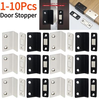 1-10Pcs Strong Magnetic Cabinet Catches Magnet Door Stops Hidden Door Closer With Screw For Closet Cupboard Furniture Hardware