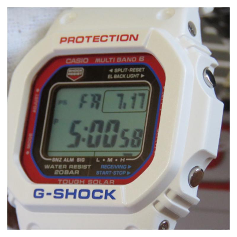 Casio G-SHOCK Clássico Tendência Moda Relógio À Prova d'Água e Resistente a Choques Movimento Quartzo Solar Pulseira de Resina Relógio Japonês e Coreano GW-M5610TR-7PR