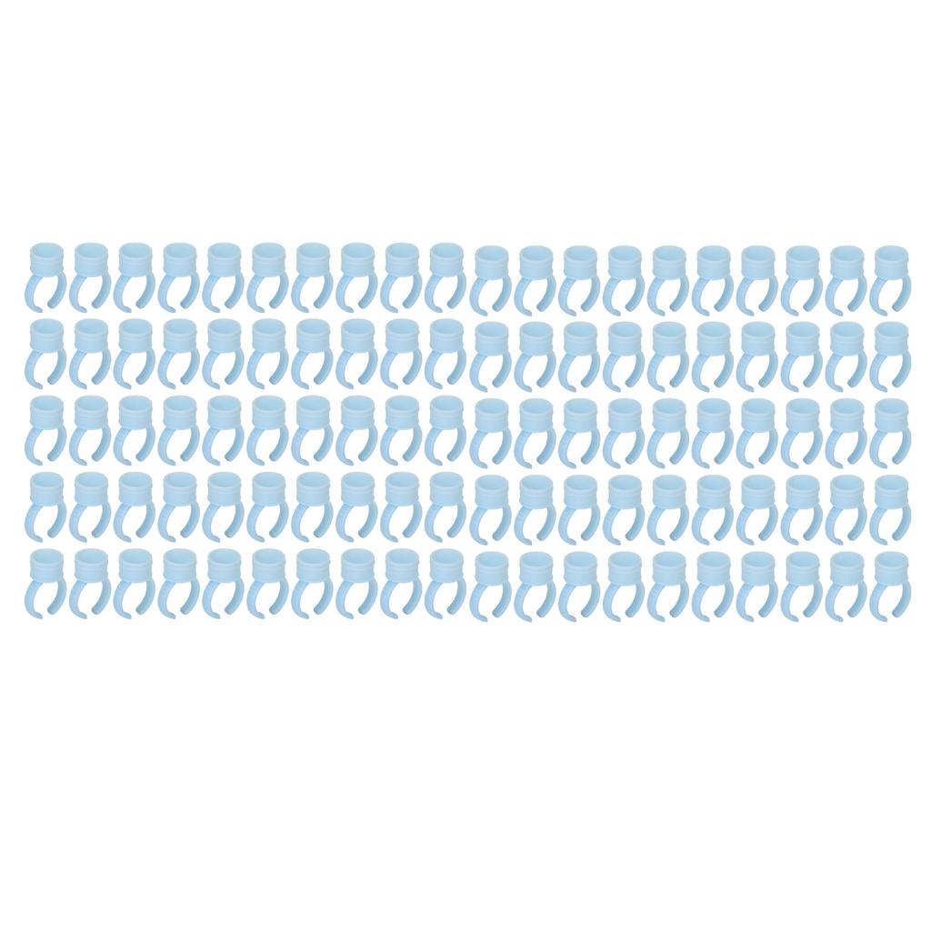 100pcs Eyelash Extensions Glue Ring Cup Disposable Eyebrow Tattoo Microblading Ink Cup Holder