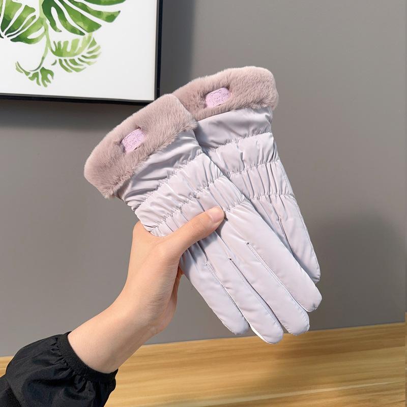 Skihandschuhe, warm, gefüttert und dick, für Herbst und Winter