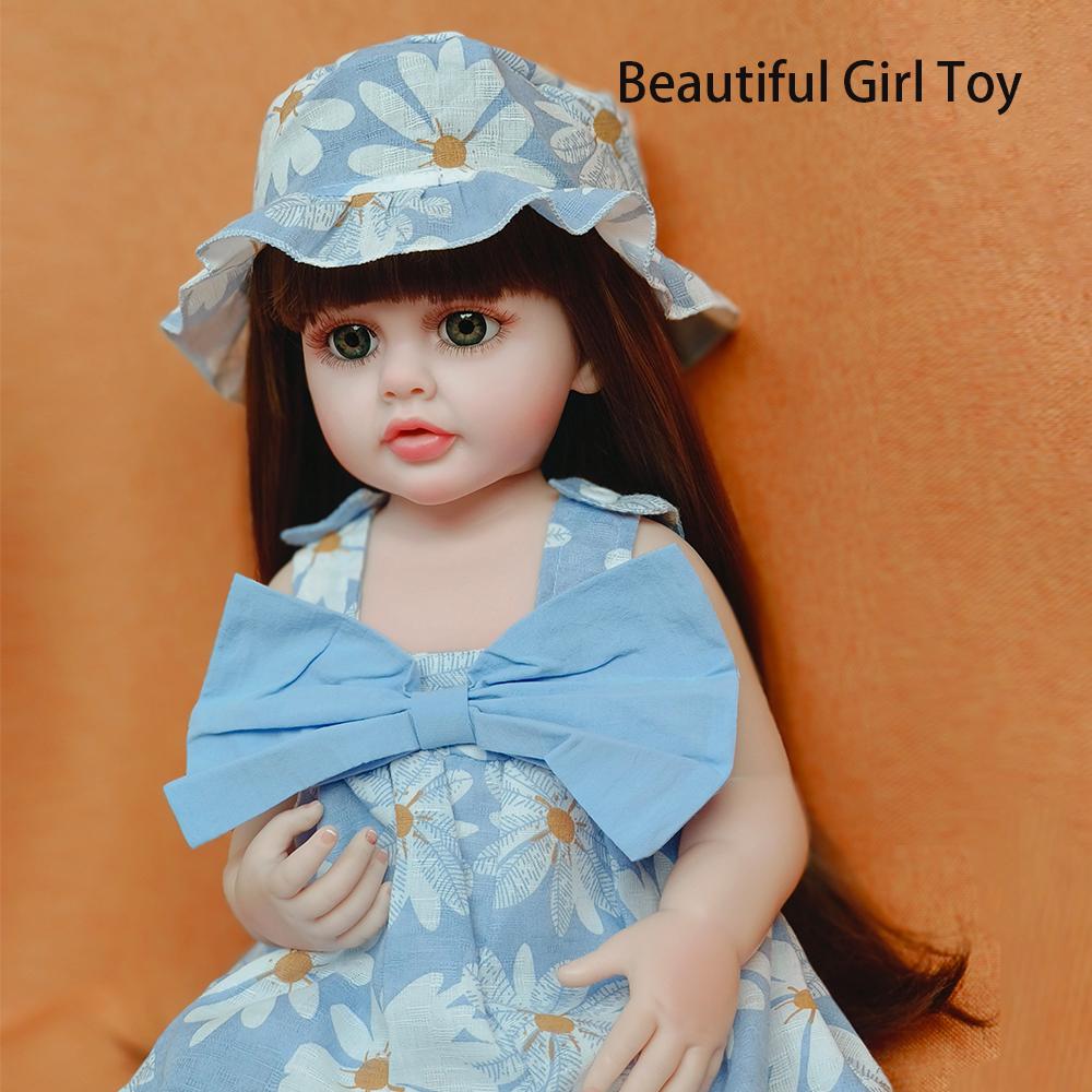 

Мягкая силиконовая виниловая кукла-реборн, девочка-малыш Бетти, красивая принцесса, реалистичная кукла-младенец, рождественский подарок для девочек 55cm