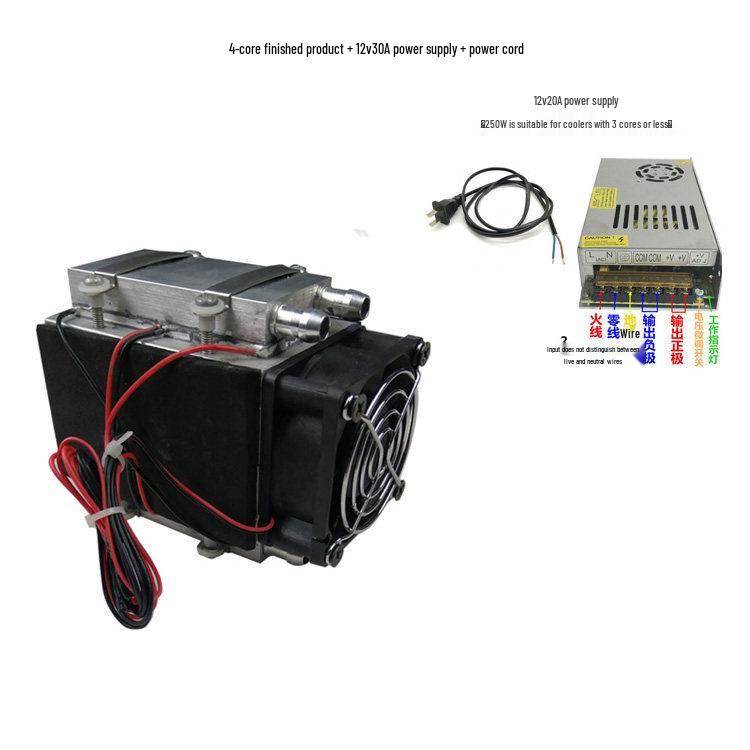 DIY 12V Semiconductor Cooler Kit: Compact Air Conditioner & Electronic Cooling Chip for Refrigeration