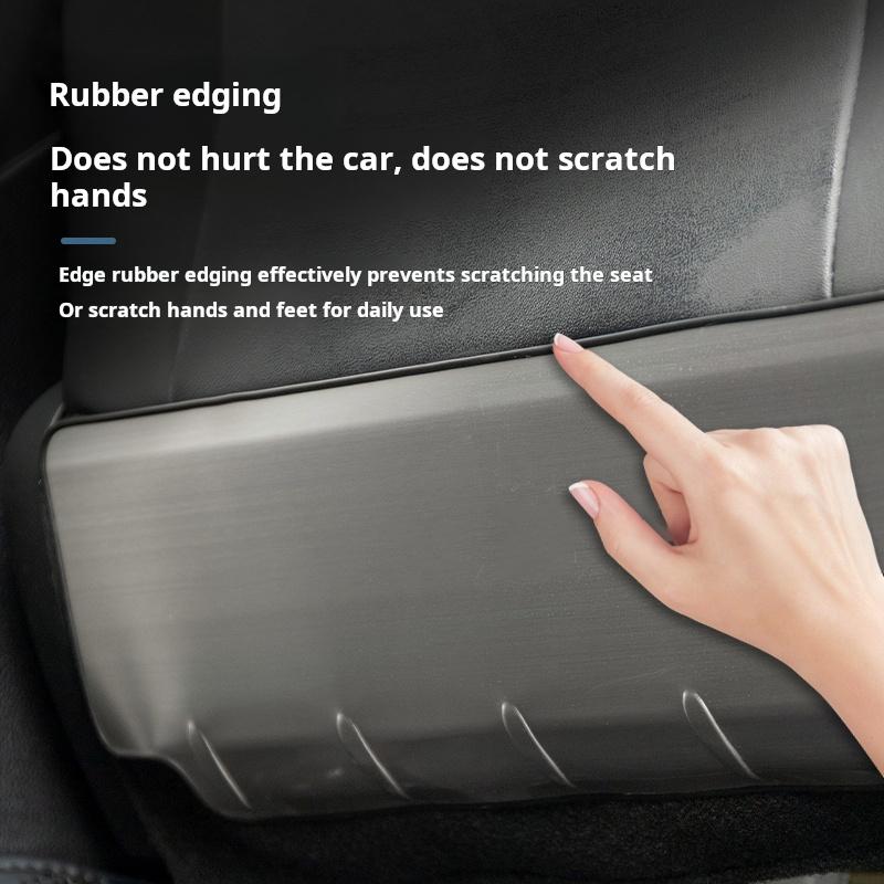 Car Rear Back Anti Kick Plate Stainless Steel For Ford Ranger 2025 2025 Seat Back Scratch Resistant Interior Decoration 1pcs