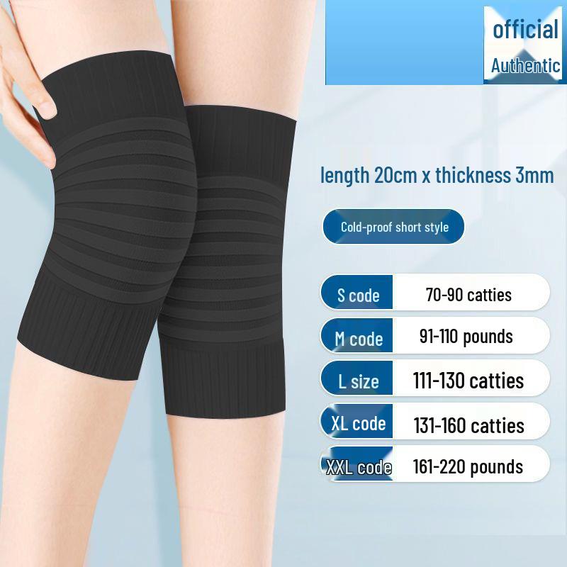 Unisex Mulberry Silk Knee Pads for Warmth and Joint Protection in All Seasons