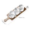 Ceramic Plate Fruit Salad Bowl Wooden Tray Japanese Tableware Kitchen Cooking Tools Home Baking Dish Sauce