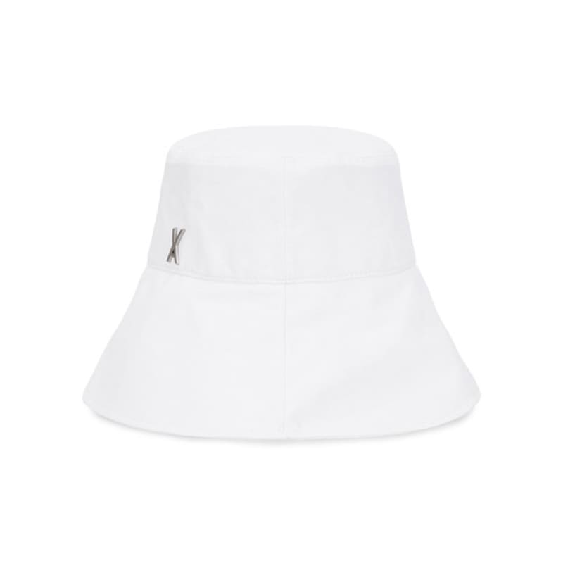 VARZAR VA Studded Solar Shield Bucket Hat White