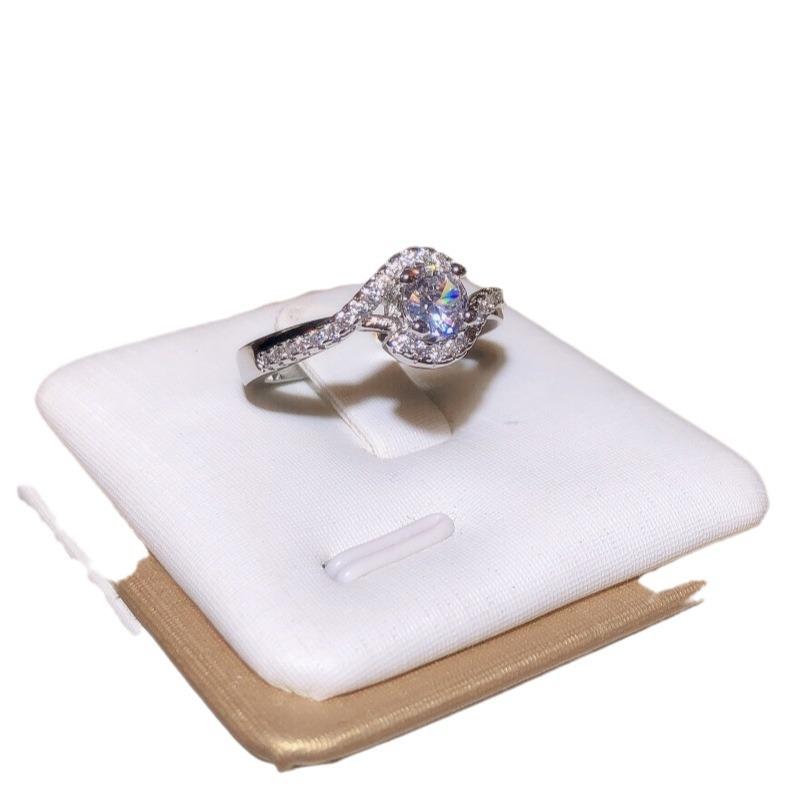 Tendance Mode Européenne et Américaine Bague Bague Zircon Bijoux de Main pour Femmes Niche