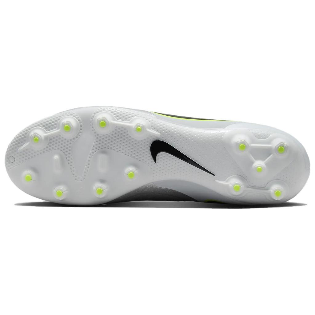 Nike Tiempo Legend 10 Practical Comfortable Non-Slip Durable Soccer Shoes Men Soccer Shoes Silver Black Yellow DV4339-001