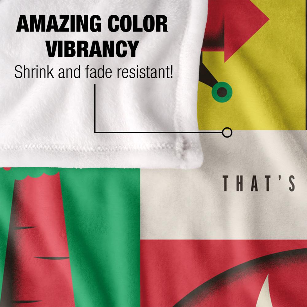 Looney Tunes Thats All Folks Blanket