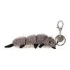 Apricot Lamb Black Devil Centipede Cute Soft Keychain Plush Toy, Perfect for Boys and Girls, Fits Kids Backpacks and Purses, 12cm