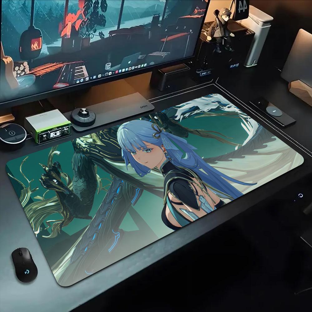 Jinhsi Wuwa Mouse Pad 500X1000 Mm Large Gaming Mousepad Gamer XL Rubber Otaku Keyboard Pad Laptop Desk Mat
