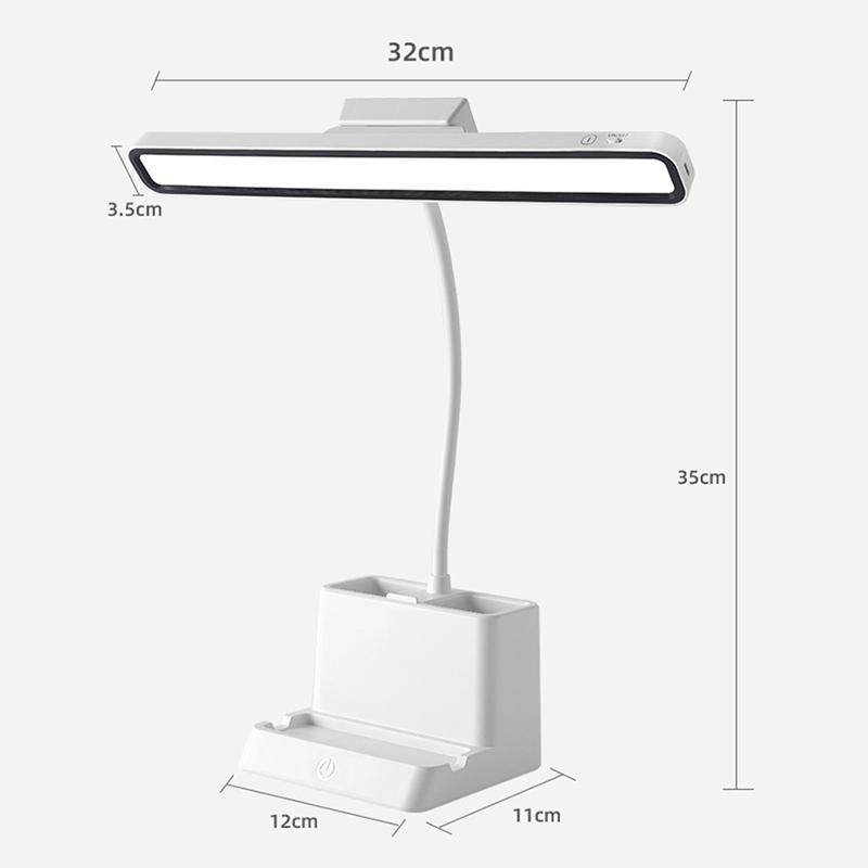 

Настольная лампа, светодиодная USB-перезаряжаемая лампа, настольная лампа с бесступенчатым затемнением, подвесная магнитная ночная лампа для спальни, настольные лампы для чтения