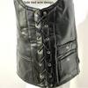 Trendy Men's And Denim Horse Oversized Embroidered Vest With Sleeveless Personalized Casual Camisole Braiding the thread Braiding the thread 06-1