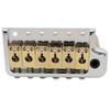 Musiclily Ultra 10.5mm Brass Tremolo Unit Bridge, 6-Point Knife Edge, for Strat & ST Electric Guitars, Hybrid