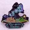 Broche de Insígnia de Mestre de Dungeons & Dragons - Acessório de Jogo