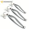 5 Stück Harte Angelköder Spinner 5g 13g Set mit befiederten Drillingshaken für Barsch Hecht Salzwasser Süßwasser Helles Blinken Vibration 260319