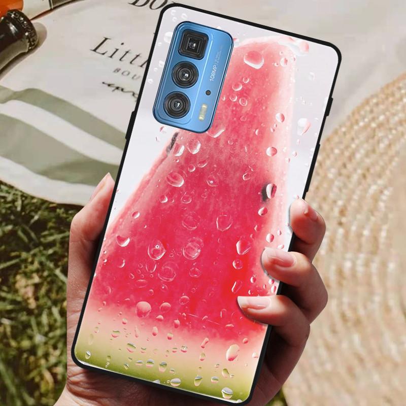 Für Motorola Moto Edge 20 Pro Hülle Weiche TPU Silikon Rückseite für Motorola Moto Edge S 20 Pro 5G Handyhüllen Mode Coque