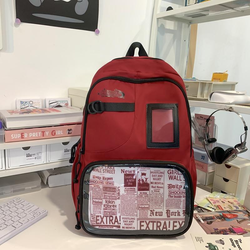 Студенческая школьная сумка большой емкости — фото 10