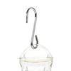 4 Piece Ant And Bee Proof Mini Hummingbird Feeding Hummingbird Feeders For Outdoors Transparent Station With Stainless Hooks
