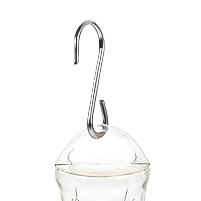 4 Piece Ant And Bee Proof Mini Hummingbird Feeding Hummingbird Feeders For Outdoors Transparent Station With Stainless Hooks