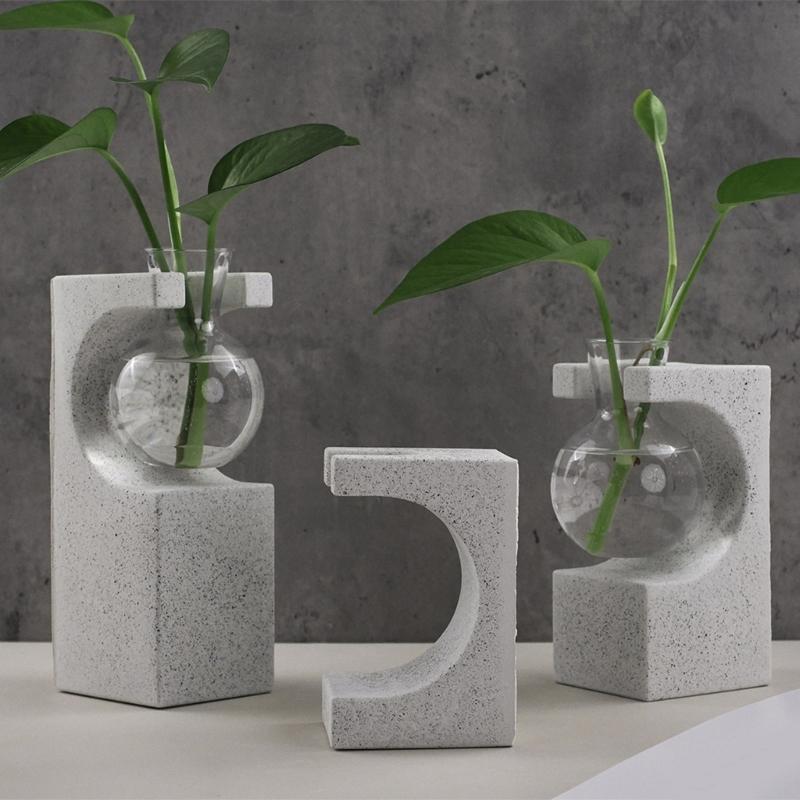 Flexible Silicone Craft Mold For Handmade Resin Casting Hydroponic Planter Diaplsy Base Decorative Vase Creation