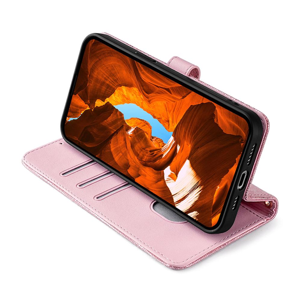 For Xiaomi Redmi 15C 4G (Global) (171mm)/Poco C85 4G (171mm) Case Metal I-Buckle PU Leather Wallet Phone Cover